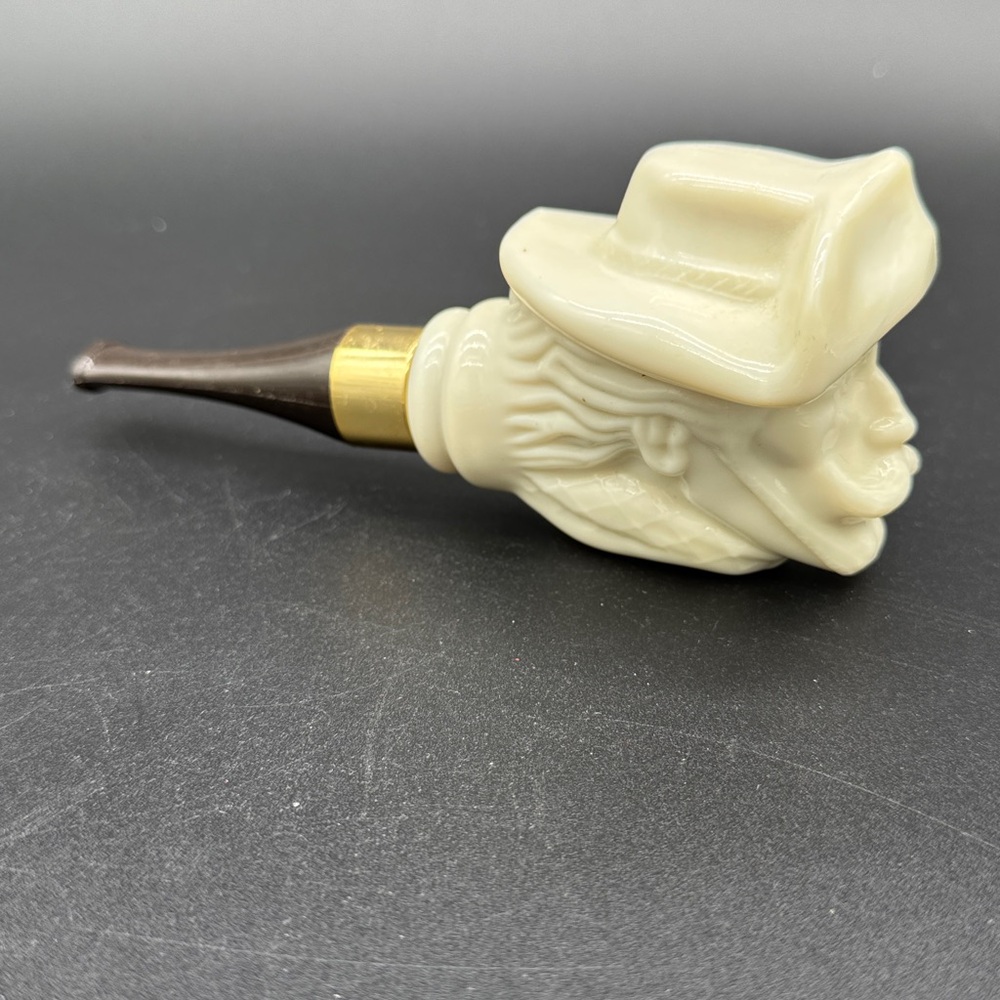 Avon Pony Express Rider Pipe Shaped Bottle Wild Country Cologne Bottle No Box